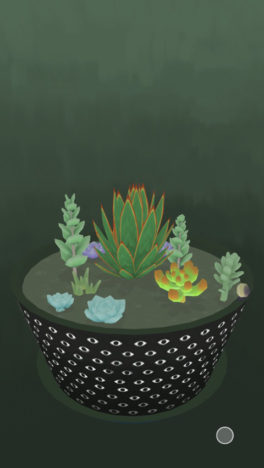【やってみた】多肉植物の寄せ植えを淡々と観察する育成シミュレーションゲーム（？）「Viridi」