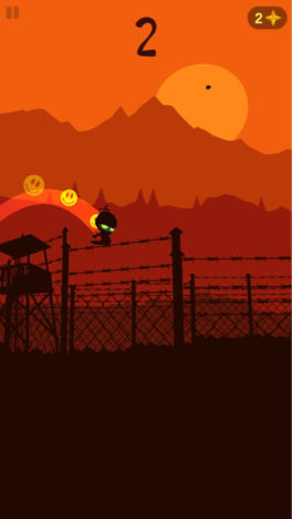 【やってみた】忍者が荒野をピョンピョン飛び跳ねるスタイリッシュ＆カジュアルなスマホ向けアクションゲーム「Breakout Ninja」