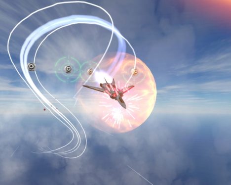 ヴァンガード、戦闘機×変形×360°爽快VRシューティング「ACE PHANTOM」の6DoF対応版をリリース