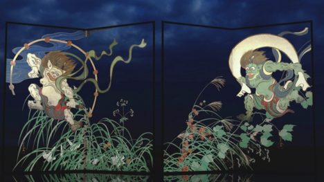東京国立博物館と凸版印刷、尾形光琳筆「風神雷神図屛風」をVR上演