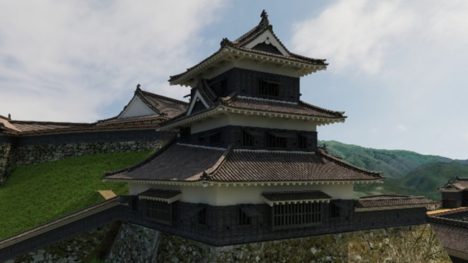 凸版印刷、江戸時代の津和野城をVRで復元