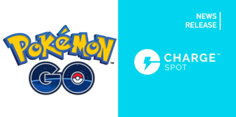 モバイルバッテリーシェアリングの「ChargeSPOT」、「Pokémon GO」のオフィシャルパートナーに
